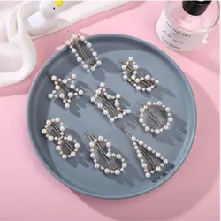 سنجاق سر هندسی مروارید