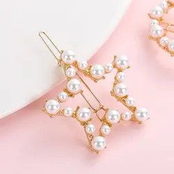 سنجاق سر هندسی مروارید