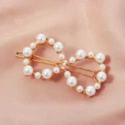 سنجاق سر هندسی مروارید