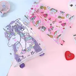کوله شفاف شیشه ای یونیکورن Transparent Unicorn backpack