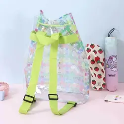 کوله شفاف شیشه ای یونیکورن Transparent Unicorn backpack