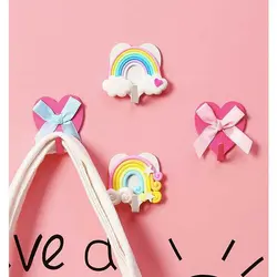 آویز برچسبی رنگین کمان وسایل