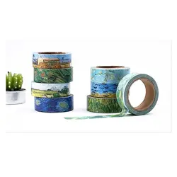 چسب کاغذ رولی تزئینی نقاشی ونگوگ