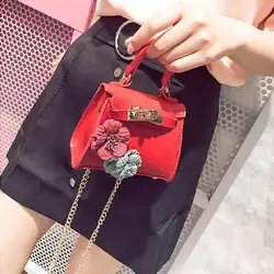 کیف چرم گلدار طرح هرمس Hermes floral leather bag