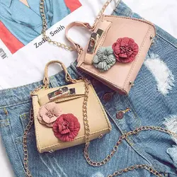 کیف چرم گلدار طرح هرمس Hermes floral leather bag