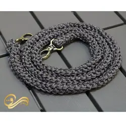 کیف دستی قلاب بافی گلدار صورتی