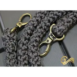 کیف دستی قلاب بافی گلدار صورتی