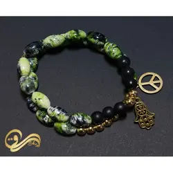 دستبند مردانه نماد صلح و دست