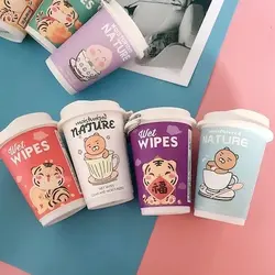 دستمال مرطوب مسافرتی لیوانی