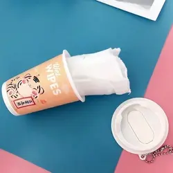 دستمال مرطوب مسافرتی لیوانی