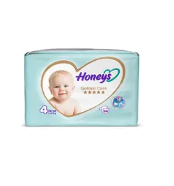 پوشک بچه هانیز سایز 4 بسته 34 عددی