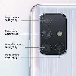 گوشی موبایل سامسونگ مدل Galaxy A71 دو سیم کارت ظرفیت 128 گیگابایت همراه با رم 8 گیگابایت