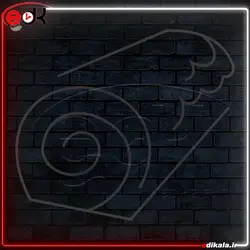 تابلو نئون طرح کیک شماره 4 در ابعاد مختلف