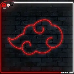 تابلو نئون طرح ابر شماره 1 در ابعاد مختلف