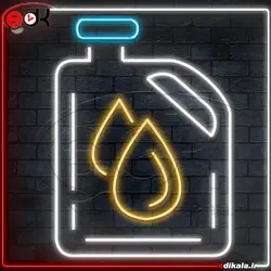 تابلو نئون طرح روغن شماره 1 در ابعاد مختلف