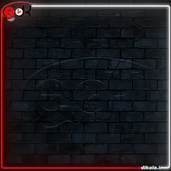 تابلو نئون طرح دسته بازی شماره 3 در ابعاد مختلف