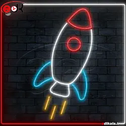 تابلو نئون طرح کارتونی شماره 10 در ابعاد مختلف + آداپتور