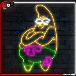 تابلو نئون طرح کارتونی شماره 13 در ابعاد مختلف + آداپتور