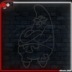 تابلو نئون طرح کارتونی شماره 13 در ابعاد مختلف + آداپتور