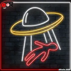 تابلو نئون طرح فانتزی شماره 21 در ابعاد مختلف + آداپتور