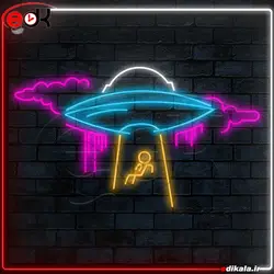 تابلو نئون طرح فانتزی شماره 17 در ابعاد مختلف + آداپتور