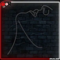 تابلو نئون طرح فانتزی شماره 35 در ابعاد مختلف + آداپتور