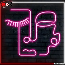 تابلو نئون طرح فانتزی شماره 32 در ابعاد مختلف + آداپتور