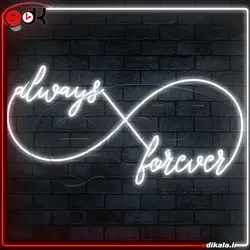 تابلو نئون طرح فانتزی شماره 27 در ابعاد مختلف + آداپتور