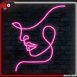 تابلو نئون طرح فانتزی شماره 43 در ابعاد مختلف + آداپتور