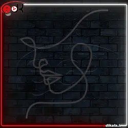 تابلو نئون طرح فانتزی شماره 43 در ابعاد مختلف + آداپتور