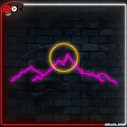 تابلو نئون طرح فانتزی شماره 38 در ابعاد مختلف + آداپتور