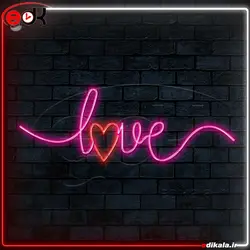 تابلو نئون طرح فانتزی شماره 51 در ابعاد مختلف + آداپتور