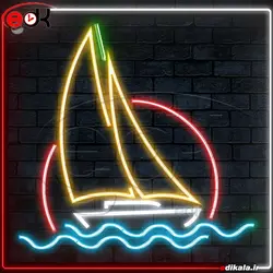 تابلو نئون طرح فانتزی شماره 68 در ابعاد مختلف + آداپتور