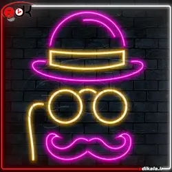 تابلو نئون طرح فانتزی شماره 61 در ابعاد مختلف + آداپتور