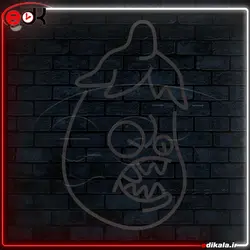 تابلو نئون طرح فانتزی شماره 86 در ابعاد مختلف + آداپتور