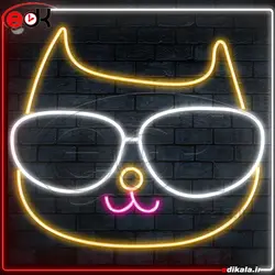 تابلو نئون طرح فانتزی شماره 76 در ابعاد مختلف + آداپتور