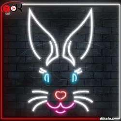 تابلو نئون طرح فانتزی شماره 74 در ابعاد مختلف + آداپتور