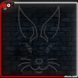 تابلو نئون طرح فانتزی شماره 74 در ابعاد مختلف + آداپتور