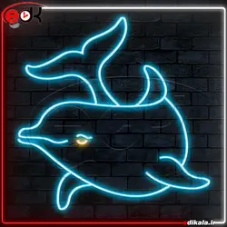 تابلو نئون طرح فانتزی شماره 3 در ابعاد مختلف + آداپتور