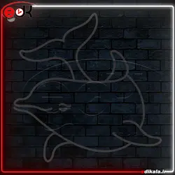 تابلو نئون طرح فانتزی شماره 3 در ابعاد مختلف + آداپتور