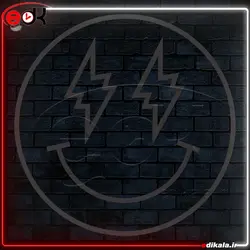 تابلو نئون طرح ایموجی شماره 11 در ابعاد مختلف + آداپتور