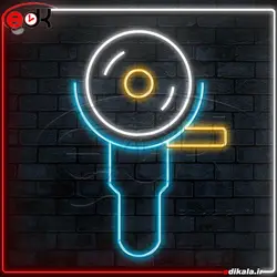 تابلو نئون طرح فرز شماره 2 در ابعاد مختلف + آداپتور