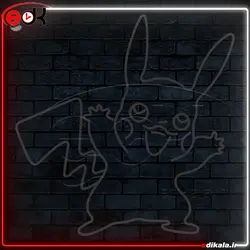 تابلو نئون طرح کارتونی شماره 17 در ابعاد مختلف + آداپتور