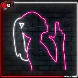 تابلو نئون طرح فانتزی شماره 96 در ابعاد مختلف + آداپتور