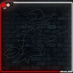 تابلو نئون طرح فانتزی شماره 109 در ابعاد مختلف + آداپتور