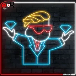 تابلو نئون طرح فانتزی شماره 107 در ابعاد مختلف + آداپتور