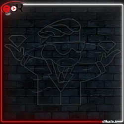 تابلو نئون طرح فانتزی شماره 107 در ابعاد مختلف + آداپتور