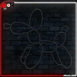 تابلو نئون طرح فانتزی شماره 130 در ابعاد مختلف + آداپتور