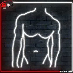 تابلو نئون طرح بدنسازی شماره 5 در ابعاد مختلف + آداپتور