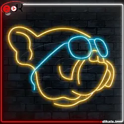 تابلو نئون طرح فانتزی شماره 126 در ابعاد مختلف + آداپتور